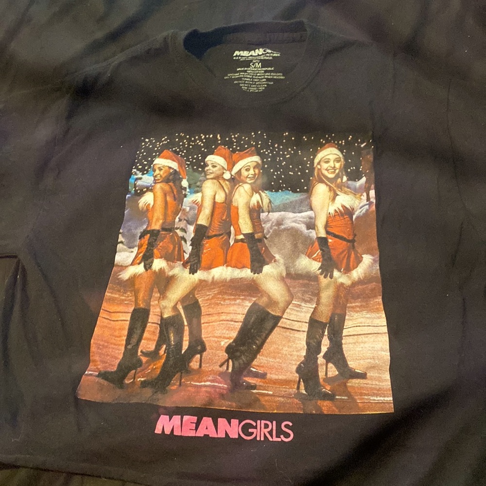 Mean girl cropped tee